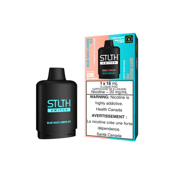 Stlth Switch Pod Blue Razz Lemon Ice/ Juicy Peach Ice