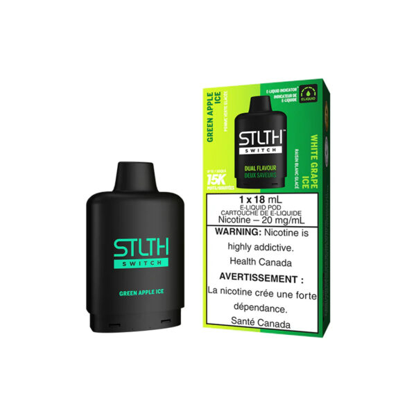 Stlth Switch Pod Green Apple Ice/ White Grape Ice